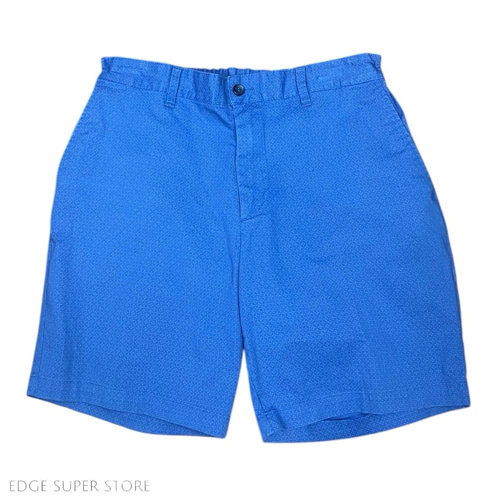 Slate & Stone Blue Stretch Elastic Waist Shorts Size 34  8" Inseam